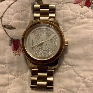 Gold Michael Kors watch